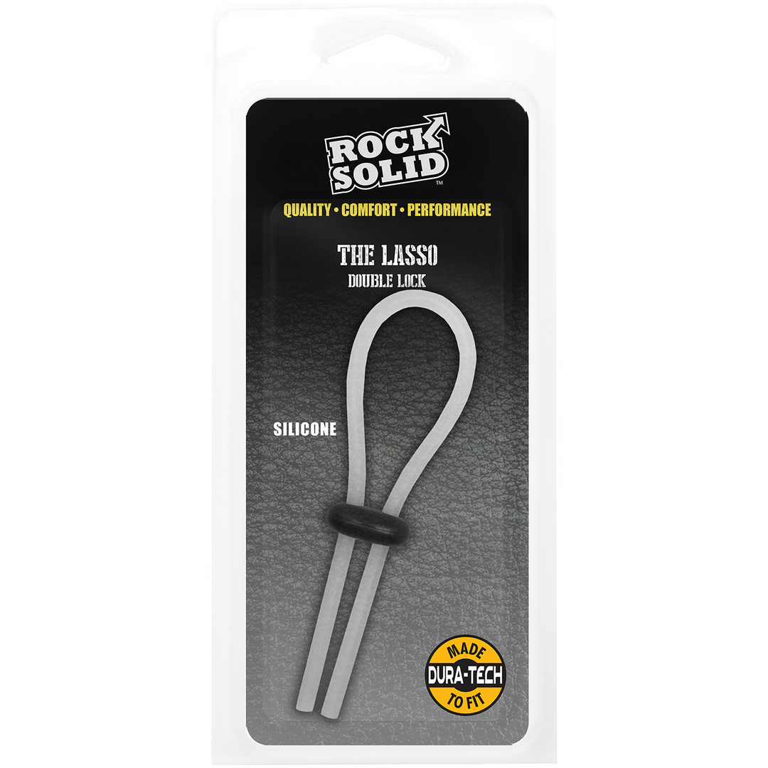Penisschlaufe Lasso mit Doppelverschluss Durchsichtig 3 cm