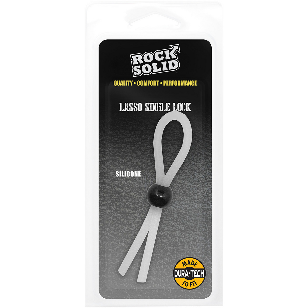Penisschlaufe Lasso mit Einzelverschluss Durchsichtig 2 cm