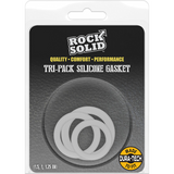 Penisring-Set Silikon 3er-Pack Durchsichtig 3,8 x Ø 3,8 cm