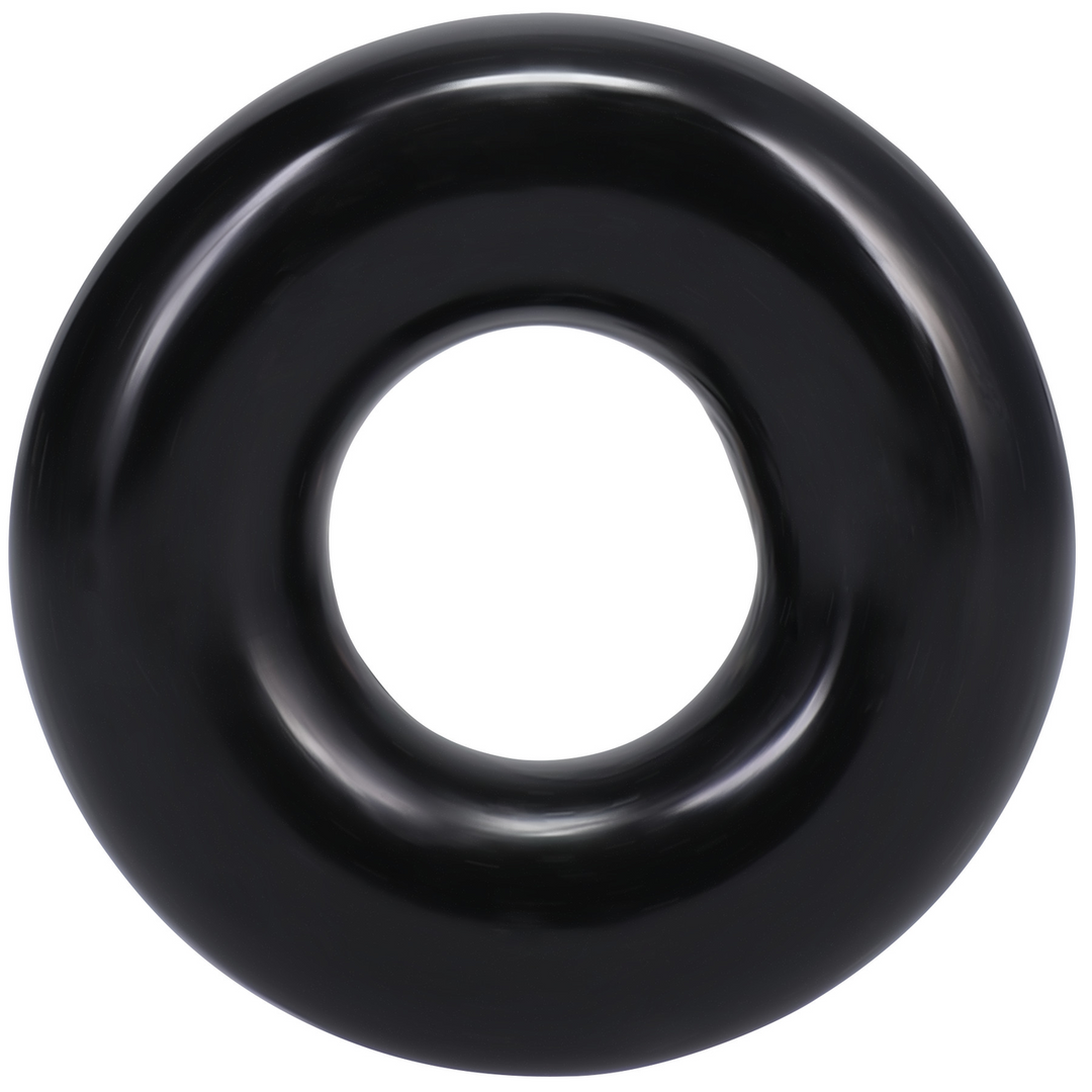Penisring Donut 2X Schwarz 4 cm