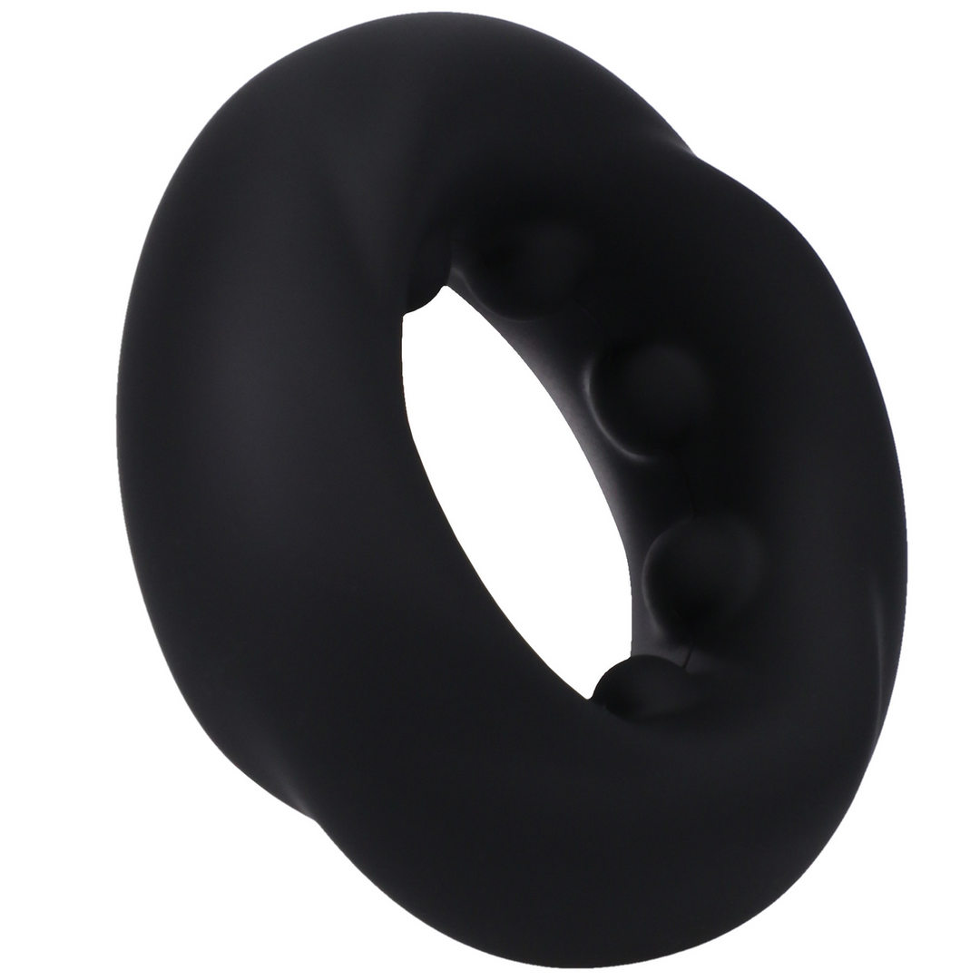 Penisring Twist Silikon Schwarz 4,8 cm