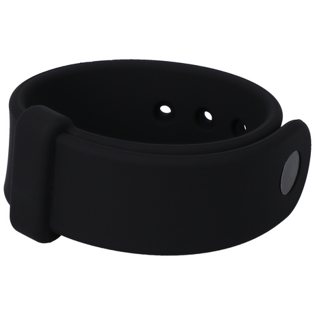 Penisring Gürtel Silikon verstellbar Schwarz 6,2 cm