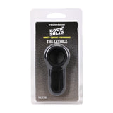 Penisring Keyhole Silikon Schwarz Ø 4,6 cm