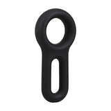 Penisring Keyhole Silikon Schwarz Ø 4,6 cm