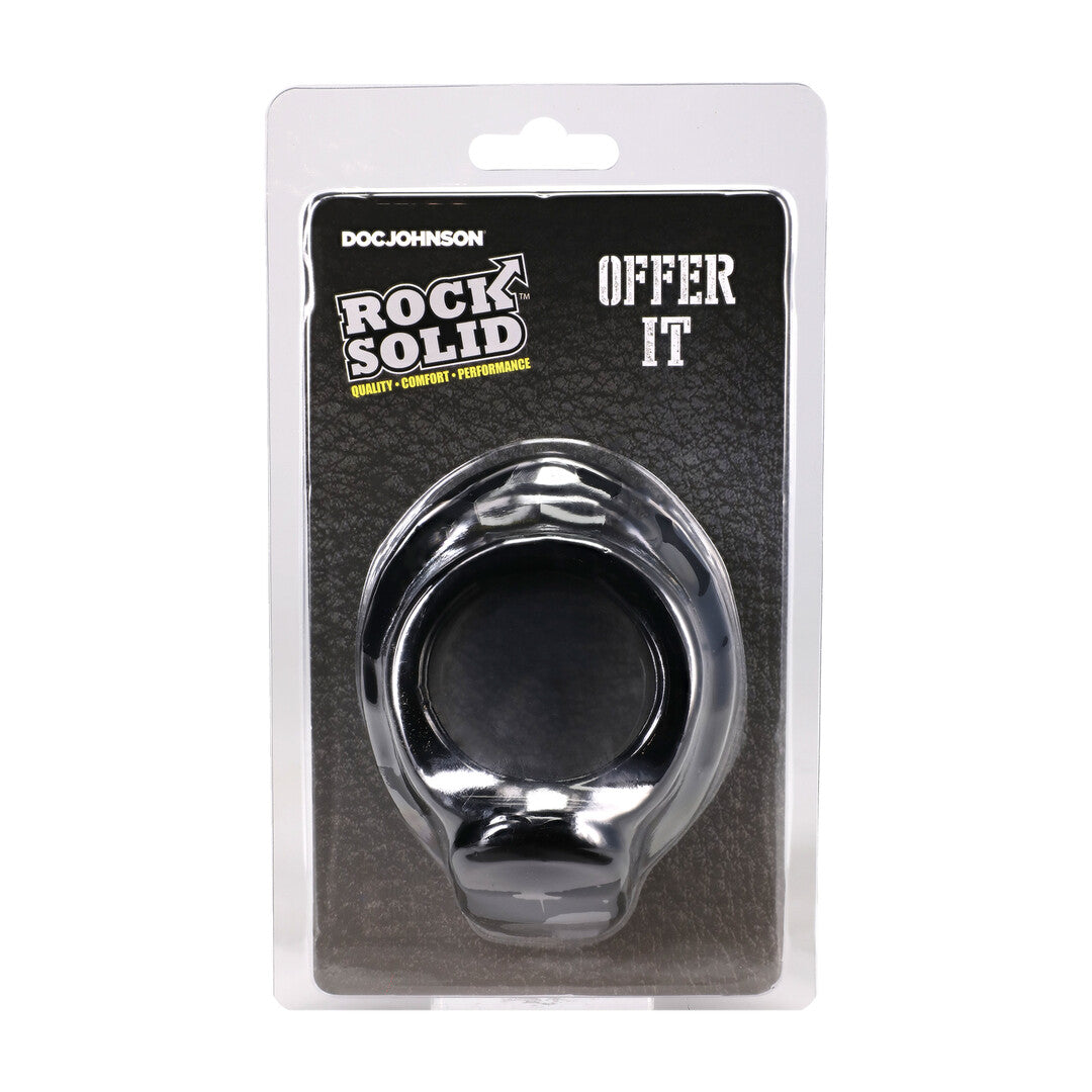 Penisring Offer It Silikon Schwarz Ø 9,1 cm