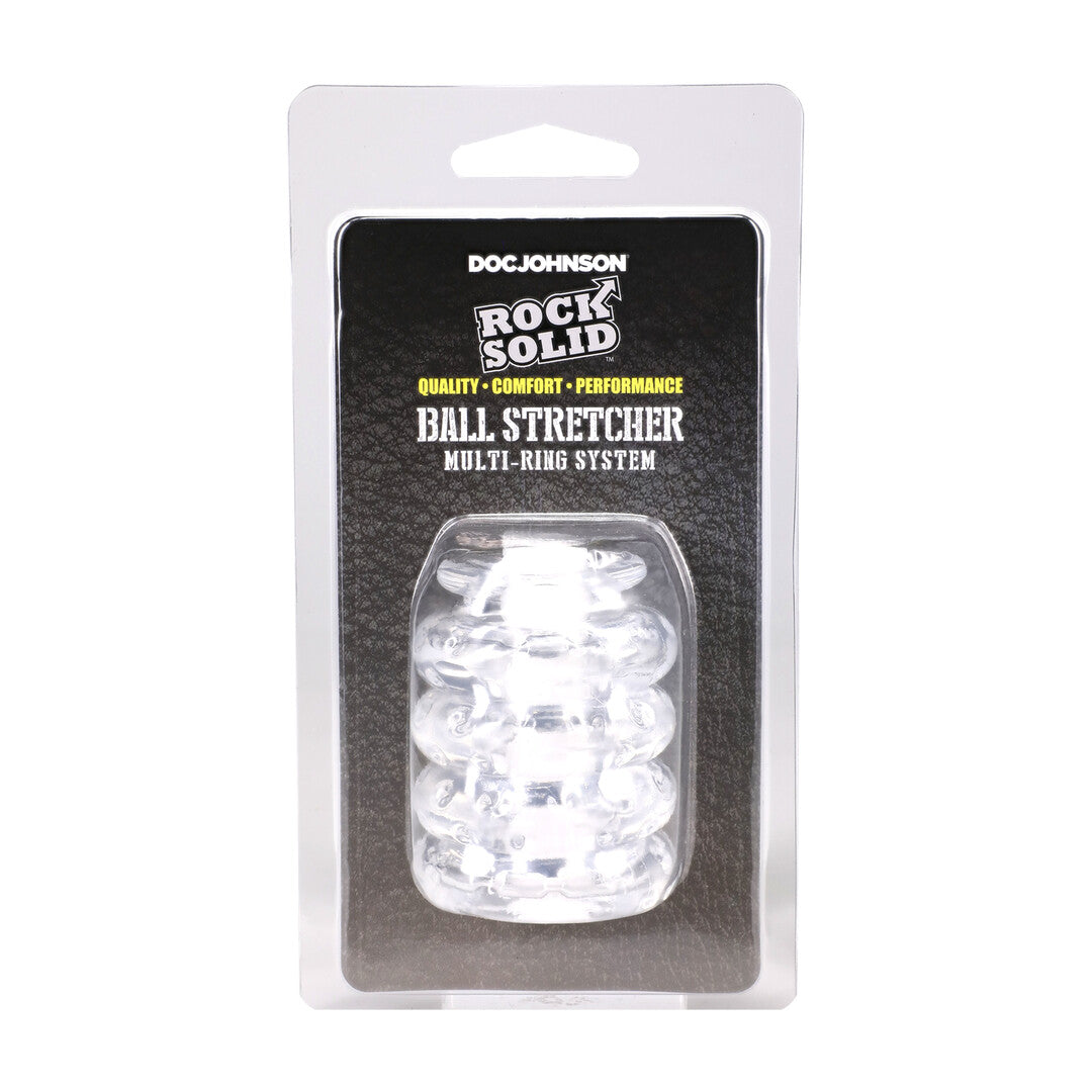 Hodenring Ball Stretcher Multi-Ring Durchsichtig Ø 4,8 cm