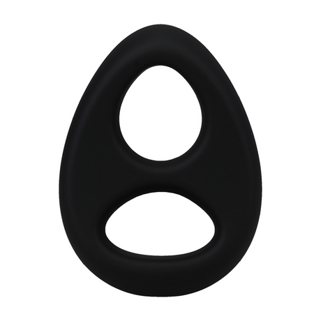 Penisring Code Silikon mit Bandana Schwarz 6,6 x Ø 4,6 cm
