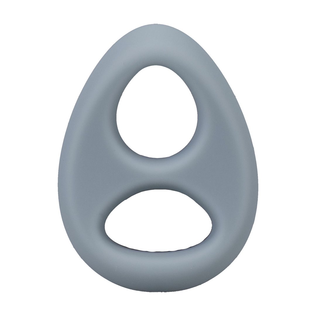 Penisring Code Silikon mit Bandana Grau 6,6 x Ø 4,6 cm