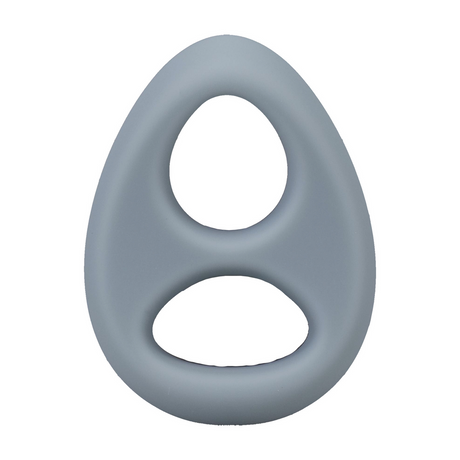 Penisring Code Silikon mit Bandana Grau 6,6 x Ø 4,6 cm