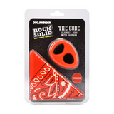 Penisring Code Silikon mit Bandana Orange 6,6 x Ø 4,6 cm
