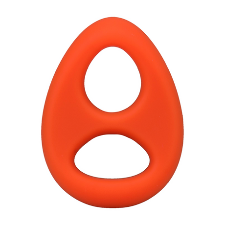 Penisring Code Silikon mit Bandana Orange 6,6 x Ø 4,6 cm