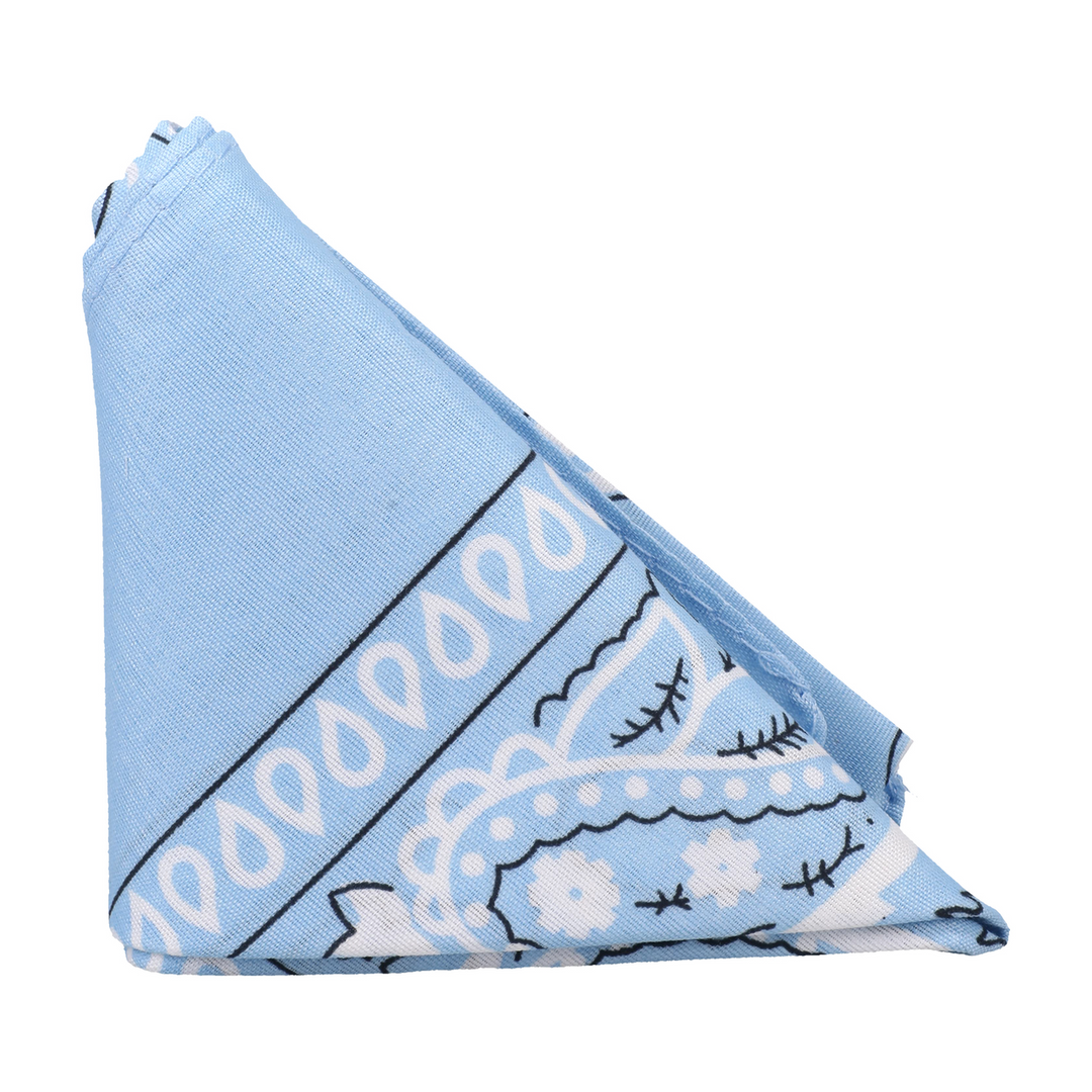 Penisring Code Silikon mit Bandana Hellblau 6,6 x Ø 4,6 cm