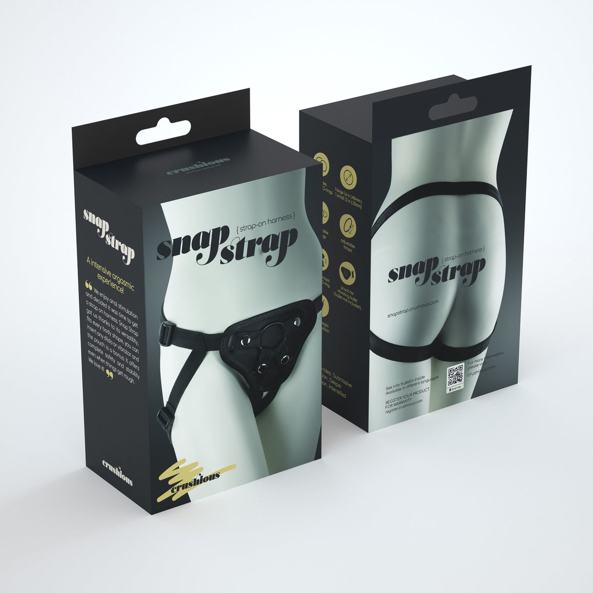Strap-on Snap Strap Schwarz