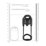 Penishülle Extender Schwarz Ø 3,5 cm