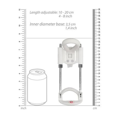Penishülle Extender Weiß Ø 3,5 cm