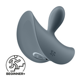 Analplug Booty Absolute Beginners 2 Grau 8,3 cm
