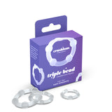 Penisring-Set Triple Bead Transparent