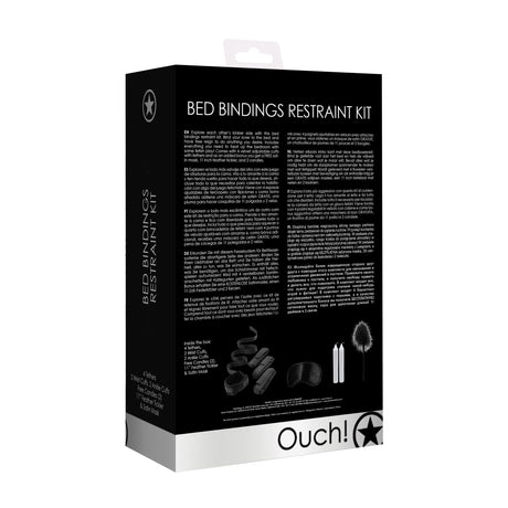 Fesselset für das Bett Schwarz