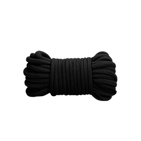 Bondageseil dick 10 Meter Schwarz