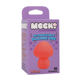 Vibrator Mushroom mit Akku Pfirsichrosa 6,4 x Ø 4,8 cm