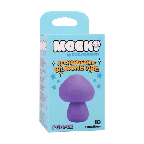 Vibrator Mushroom mit Akku Violett 6,4 x Ø 4,8 cm