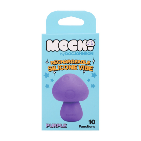 Vibrator Mushroom mit Akku Violett 6,4 x Ø 4,8 cm