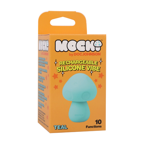 Vibrator Mushroom mit Akku Türkis 6,4 x Ø 4,8 cm