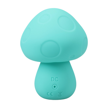 Vibrator Mushroom mit Akku Türkis 6,4 x Ø 4,8 cm