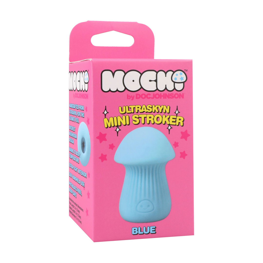 Masturbator Mushroom Mini Blau 7,4 x Ø 4,8 cm