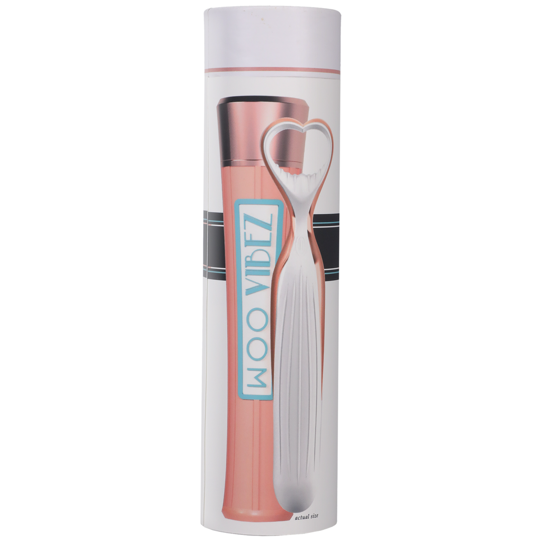 Vibrator Silikon mit Akku und Aufbewahrungsbox Weiß 11,4 x Ø 2,5 cm