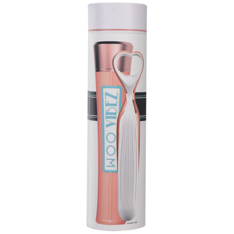 Vibrator Silikon mit Akku und Aufbewahrungsbox Weiß 11,4 x Ø 2,5 cm