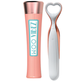 Vibrator Silikon mit Akku und Aufbewahrungsbox Weiß 11,4 x Ø 2,5 cm