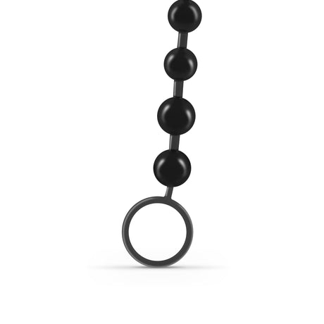 Analkette mit 10 Kugeln Schwarz