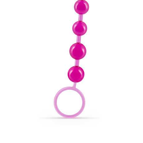 Analkette mit 10 Kugeln Rosa