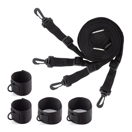 Fesselset für das Bett Schwarz Modell 2
