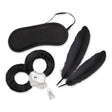 Fesselset Lover's Dream Schwarz Satin 11,5 cm