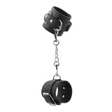 Handschellen Bondage Love aus Leder Schwarz