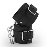 Handschellen Bondage Love aus Leder Schwarz