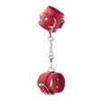 Handschellen Bondage Love Kunstleder Rot 11,5 cm