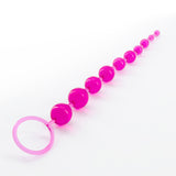 Analkette mit 10 Kugeln Rosa
