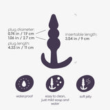 Analplug The Plunger 9 x Ø 2,7 cm
