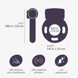 Penisring Booster mit Vibro-Ei Schwarz