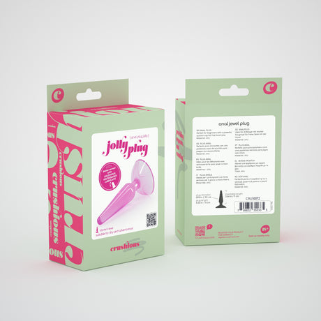 Analplug Jolly Rosa 9 x Ø 2,5 cm