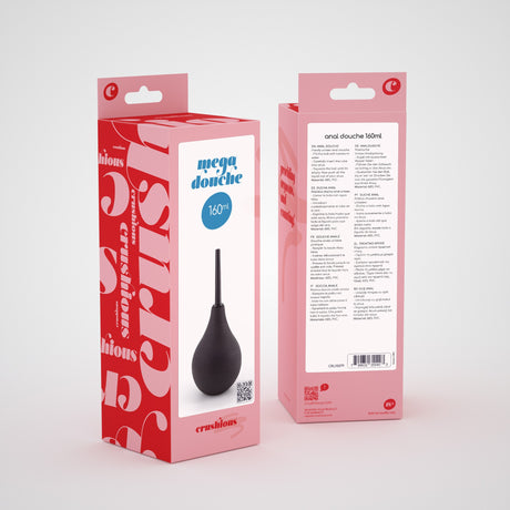 Analdusche Mega Douche Schwarz 160 ml