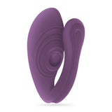 Vibrator Pleasuriser mit Akku, Fernbedienung und Gleitgel 50 ml Lila