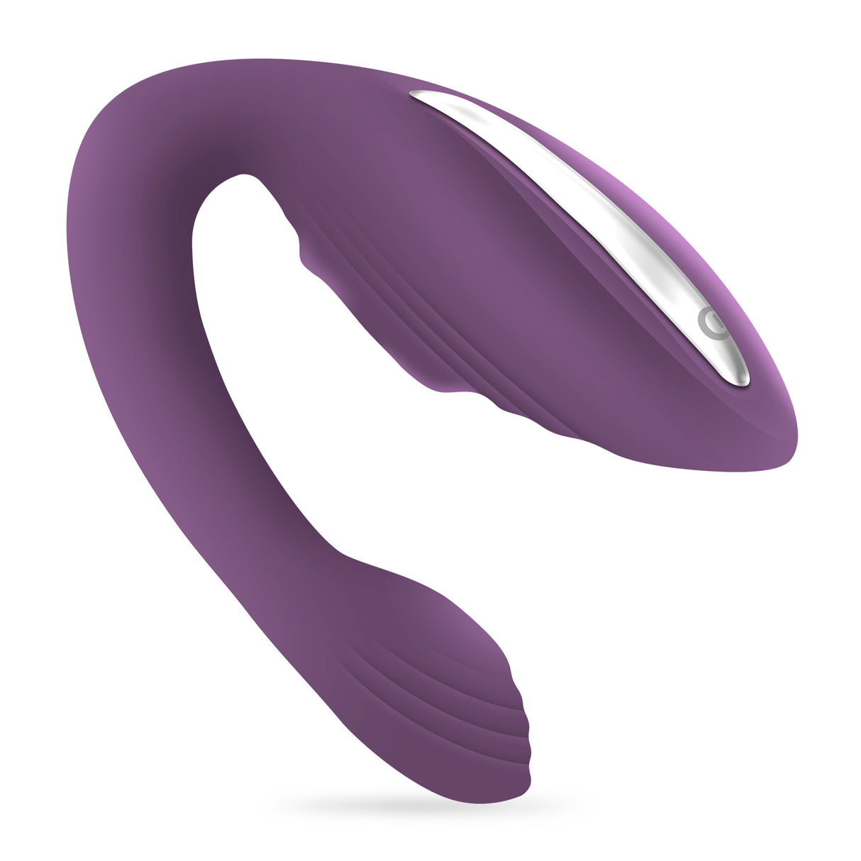 Vibrator Pleasuriser mit Akku, Fernbedienung und Gleitgel 50 ml Lila