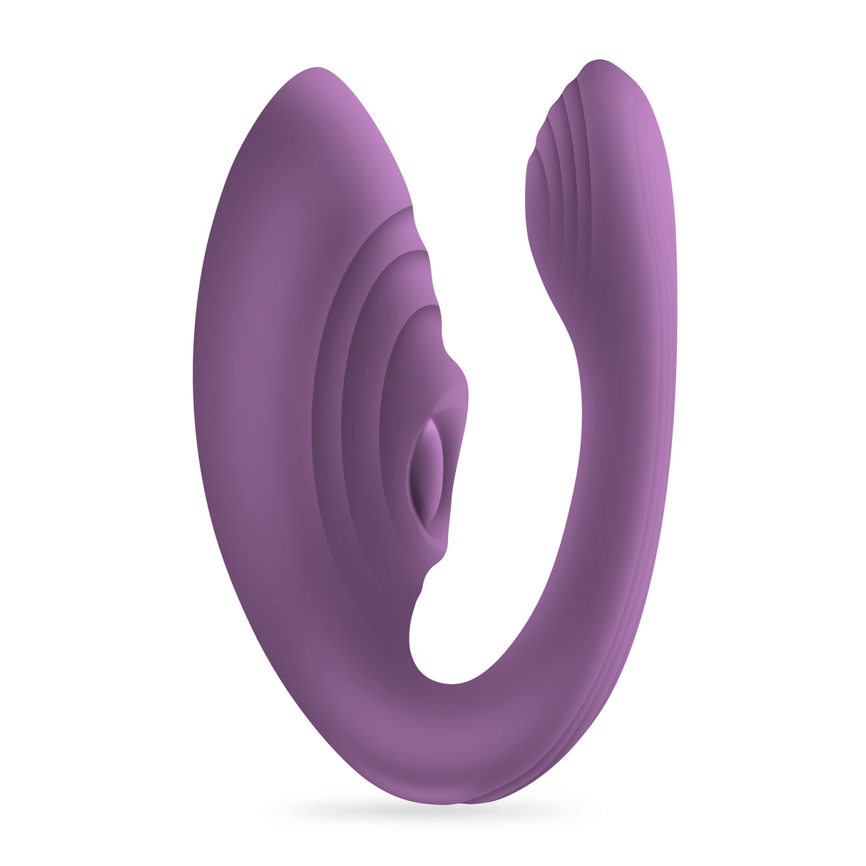 Vibrator Pleasuriser mit Akku, Fernbedienung und Gleitgel 50 ml Lila
