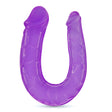 Doppeldildo Deep Diver mit Anal-Gleitgel 50 ml Lila 10,5 x Ø 3,2 cm