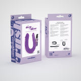 Doppeldildo Deep Diver mit Anal-Gleitgel 50 ml Lila