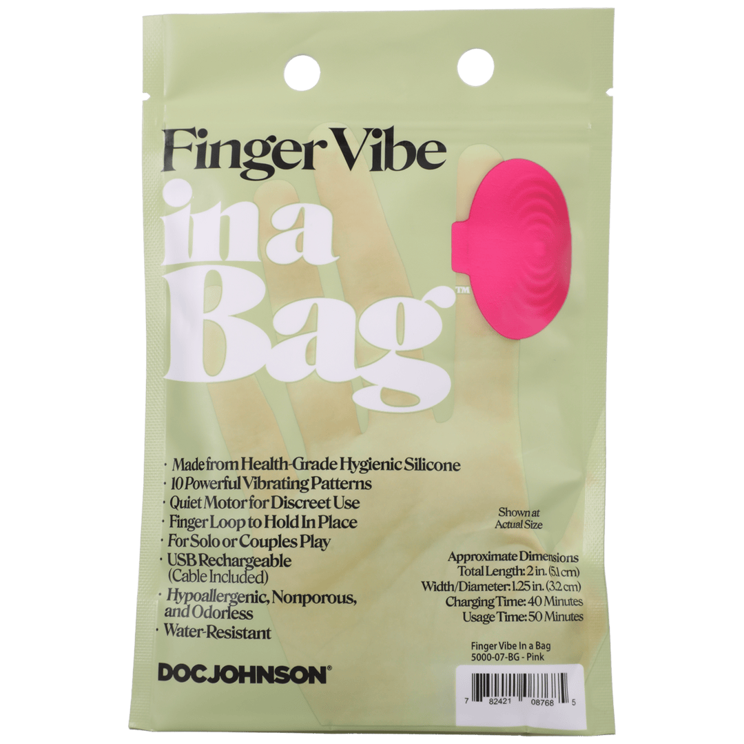 Fingervibrator Pink 5,1 x Ø 3,2 cm